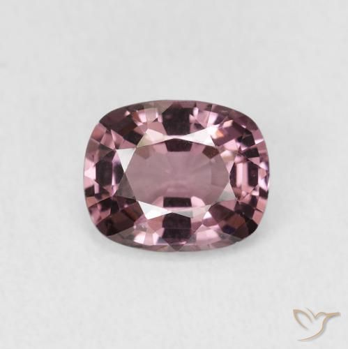 1.25ct 天然 ダークパープル スピネル, クッション, VVS-VS