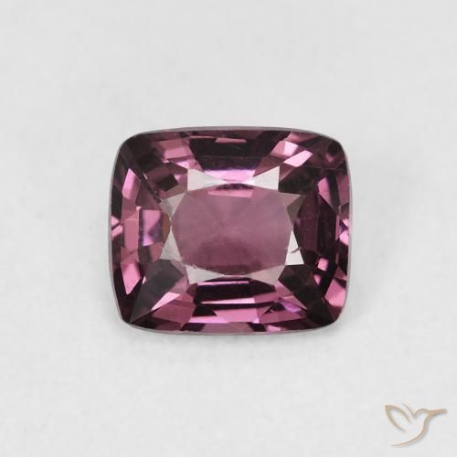 1.00ct 天然 ダークパープル スピネル, クッション, VS