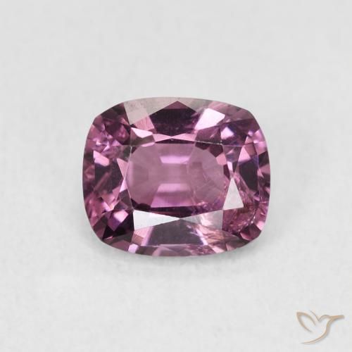 1.05ct 天然 濃いラベンダー スピネル, クッション, SI