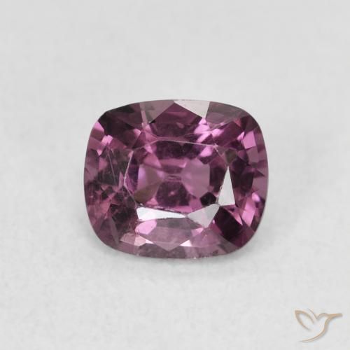 0.86ct 天然 ディープパープル スピネル, クッション, VS