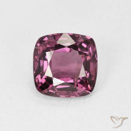1.01ct 天然 Medium Dark-Purple スピネル, クッション, VS
