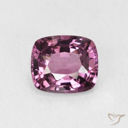 1.14ct 天然 ダークパープル スピネル, クッション, VS