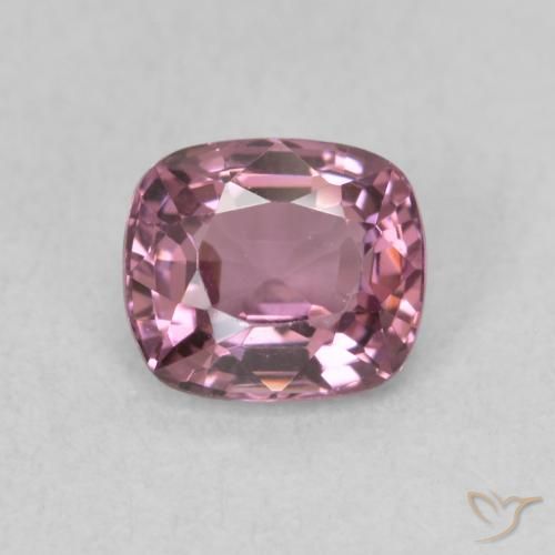 0.99ct 天然 ミディアムパープル スピネル, クッション, VVS