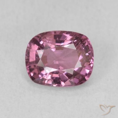 1.00ct 天然 Medium Dark-Purple スピネル, クッション, VS