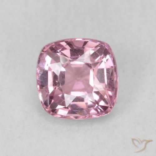 0.86ct 天然 バブルガムピンク スピネル, クッション, VS