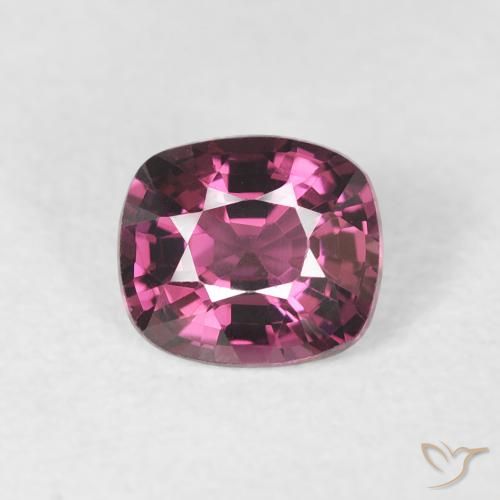 0.92ct 天然 ラズベリーレッド スピネル, クッション, VS