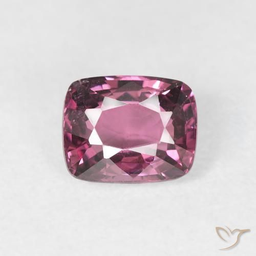 0.98ct 天然 ミディアムパープル スピネル, クッション, VS