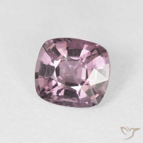 0.96カラットの天然Medium Dark-Purpleスピネル、クッション、VS