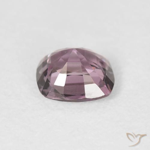 0.96カラットの天然Medium Dark-Purpleスピネル、クッション、VS