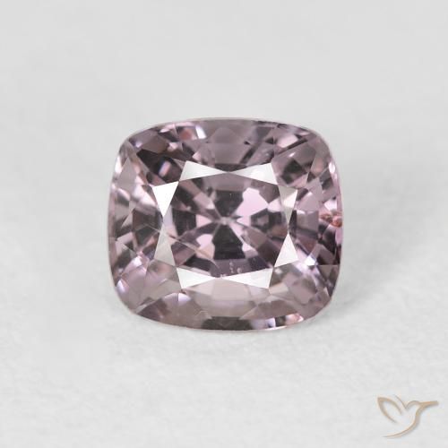 1.28ct 天然 ピンクがかったパープル スピネル, クッション, VS