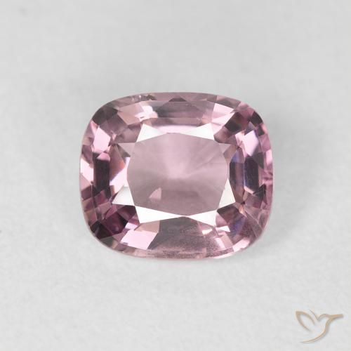 1.27ct 天然 ライトパープル スピネル, クッション, VS