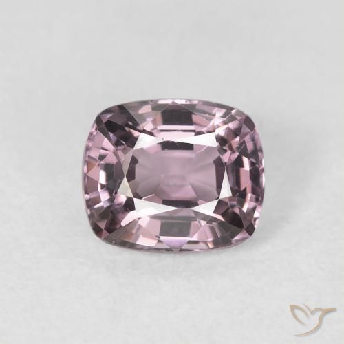 1.29ct 天然 ピンクがかったパープル スピネル, クッション, VS