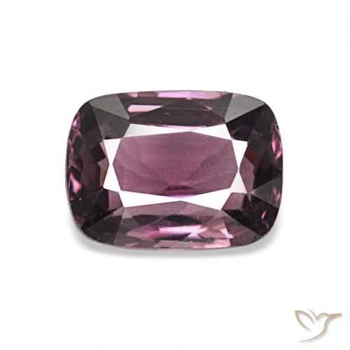 1.44ct 赤みがかったパープル スピネル, クッション, VVS-VS