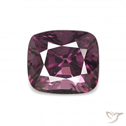 1.38ct 濃いパープルレッド スピネル, クッション, VVS