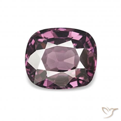 1.24ct ミディアムパープル スピネル, クッション, VVS
