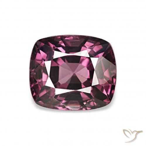 1.37ct ミディアムパープル スピネル, クッション, VVS