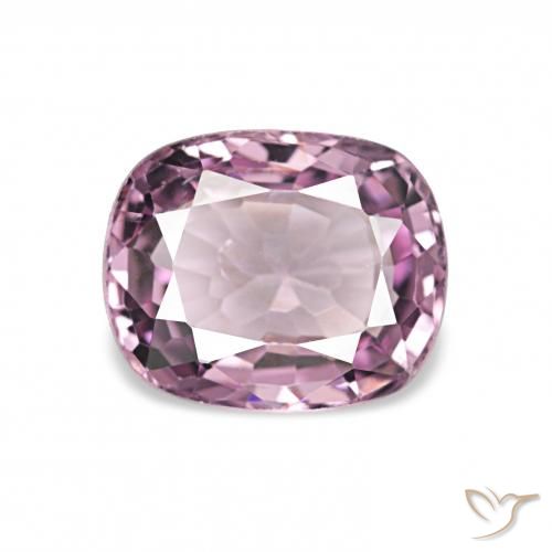 0.99ct 赤みがかったパープル スピネル, クッション, VS