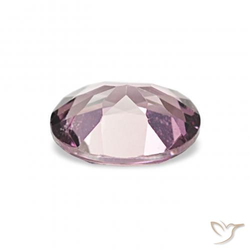 0.62カラットの天然ライトパープルスピネル、オーバルカット、VVS-VS