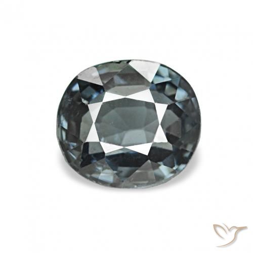 0.71ct 濃い灰色 スピネル, クッション, VVS-VS