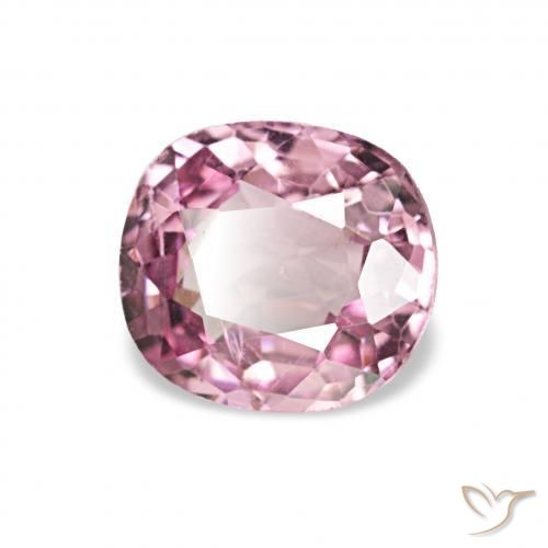 0.64カラットの天然ホットピンクスピネル、クッションカット、VS