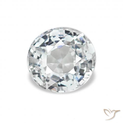 0.73ct 青みがかったホワイト スピネル, ラウンド, VS
