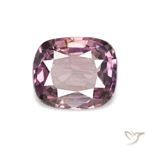 0.70ct ミディアムパープル スピネル, クッション, VVS-VS