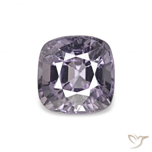 0.60ct 薄いパープル スピネル, クッション, VS