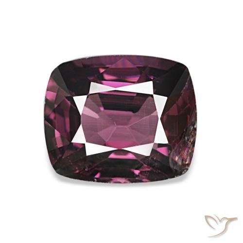 1.90ct 濃いパープルレッド スピネル, クッション, VS