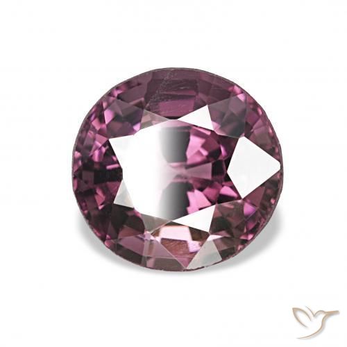 1.55カラットの天然ミディアムパープルスピネル、オーバルカット、VVS-VS