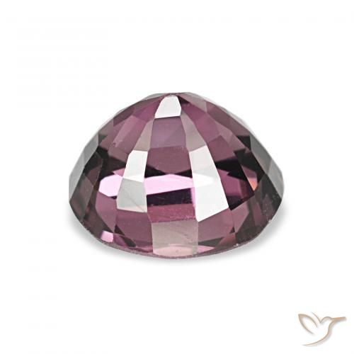 1.55カラットの天然ミディアムパープルスピネル、オーバルカット、VVS-VS