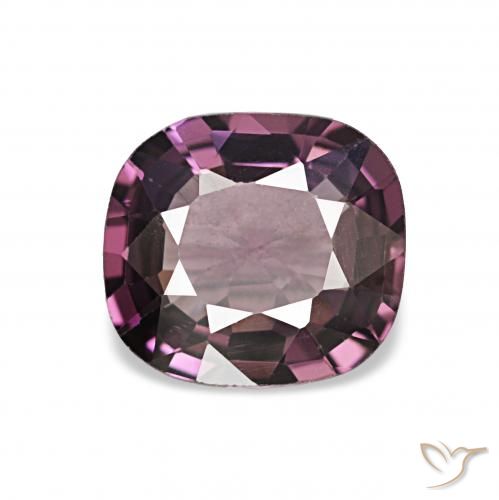 1.06ct ミディアムパープル スピネル, クッション, VVS