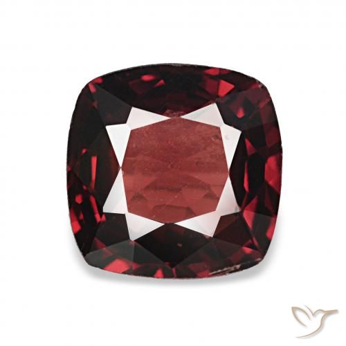 0.98ct ディープレッド スピネル, クッション, VVS
