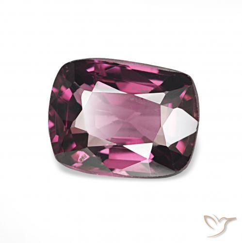1.06カラットの天然ラズベリーレッドスピネル、クッションカット、VVS