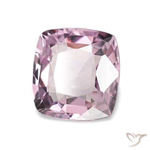 1.28カラットの天然濃いラベンダースピネル、クッションカット、VVS