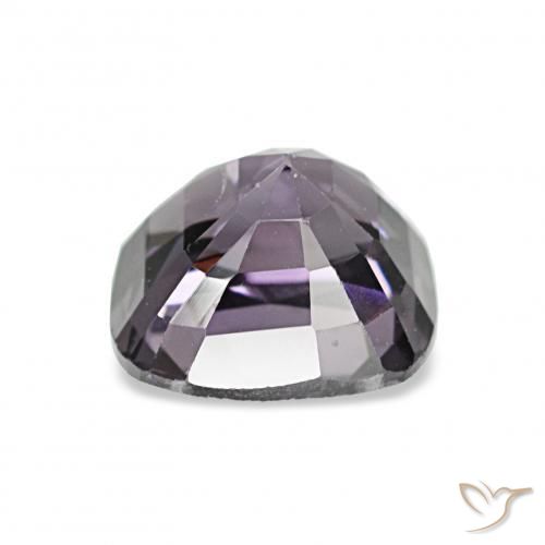 1.64カラットの天然ディープバイオレットスピネル、クッション、VS