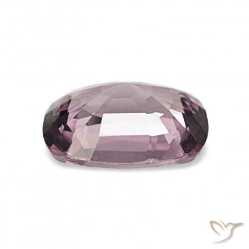 1.27カラットの天然ピンクがかったパープルスピネル、クッションカット、VS