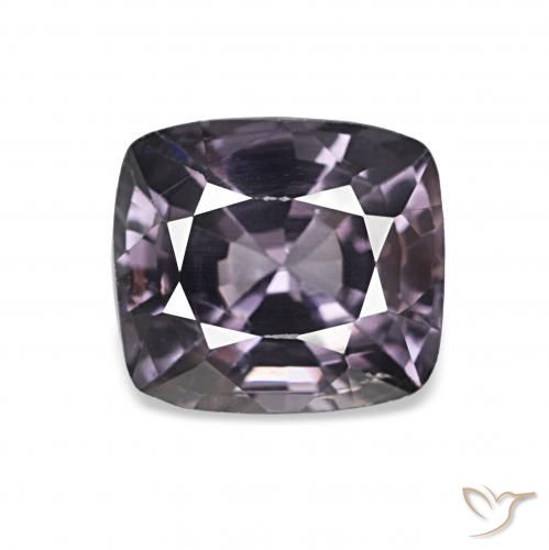 1.36ct 薄いパープル スピネル, クッション, VS