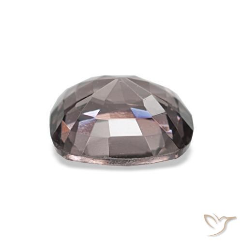 1.04カラットの天然Neutral Purpleスピネル（6.1×5.7 mm・クッションカット）