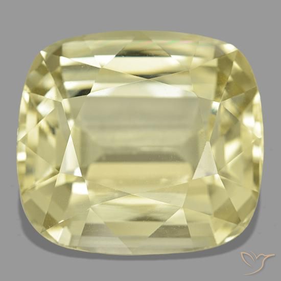 38.30ct イエロー スポジュメン, クッション, VVS