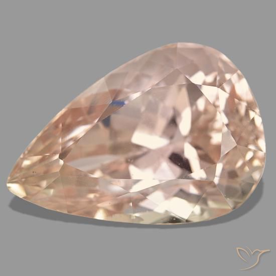 42.64ct ピンク スポジュメン, 洋梨の形, VS