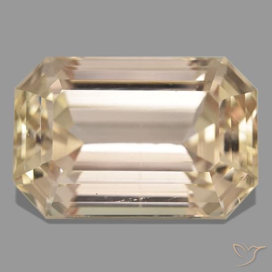 47.04ct オレンジ スポジュメン, エメラルドカット, VS
