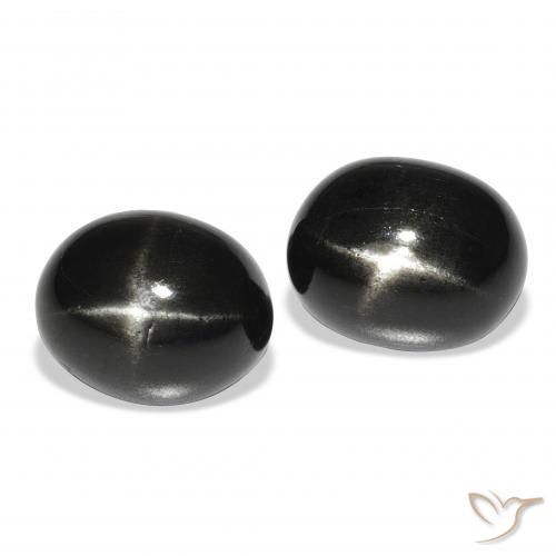 Shop natural 10.31ct ブラック スターディオプサイド gems, 楕円形, from インド at GemSelect. In stock, global shipping!
