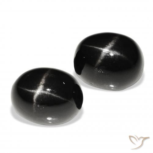 Shop natural 12.09ct ブラック スターディオプサイド gems, 楕円形, from インド at GemSelect. In stock, global shipping!