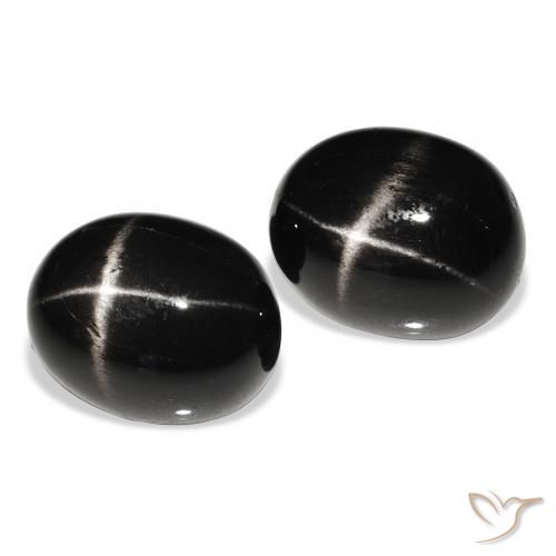 Shop natural 9.78ct ブラック スターディオプサイド gems, 楕円形, from インド at GemSelect. In stock, global shipping!