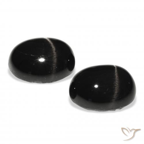 Shop natural 9.78ct ブラック スターディオプサイド gems, 楕円形, from インド at GemSelect. In stock, global shipping!