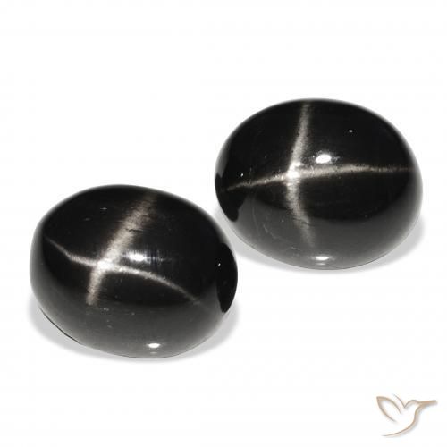 Shop natural 10.35ct ブラック スターディオプサイド gems, 楕円形, from インド at GemSelect. In stock, global shipping!