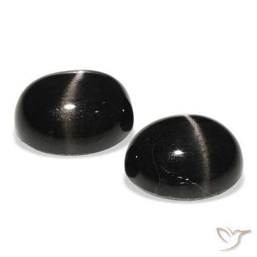 Shop natural 10.35ct ブラック スターディオプサイド gems, 楕円形, from インド at GemSelect. In stock, global shipping!