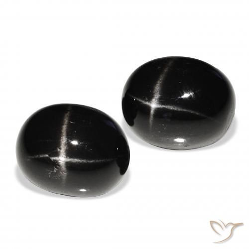 Shop natural 12.53ct ブラック スターディオプサイド gems, 楕円形, from インド at GemSelect. In stock, global shipping!