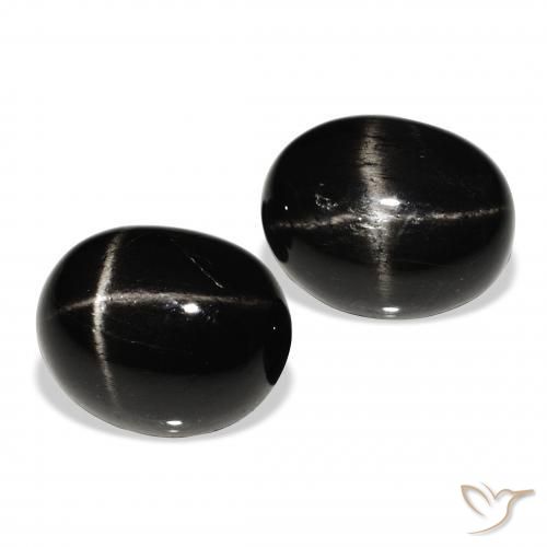 Shop natural 8.47ct ブラック スターディオプサイド gems, 楕円形, from インド at GemSelect. In stock, global shipping!