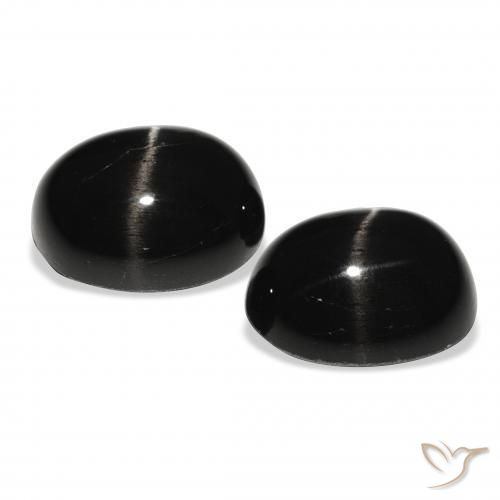 Shop natural 10.09ct ブラック スターディオプサイド gems, 楕円形, from インド at GemSelect. In stock, global shipping!
